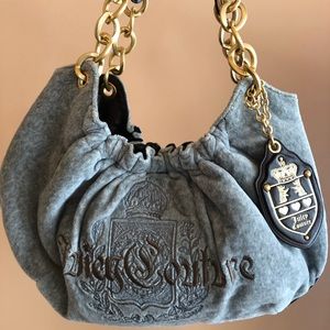 Juicy Couture gold accent handbag